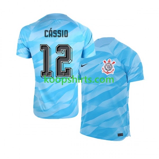 Corinthians Doelman Thuis Tenue Heren Voetbalshirts Cassio 12 2023-2024 Korte Mouwen Corinthians Doelman Thuis Tenue Heren Voetbalshirts Cassio 12 2023-2024 Korte Mouwen