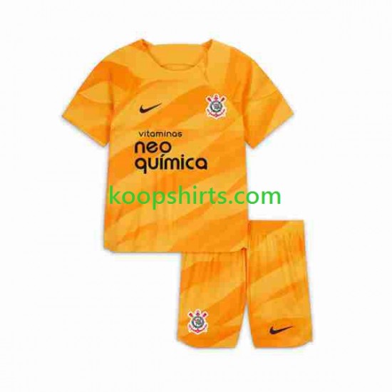 Corinthians Doelman Derde Tenue Kinder Voetbalshirts 2023-2024 Korte Mouwen Corinthians Doelman Derde Tenue Kinder Voetbalshirts 2023-2024 Korte Mouwen