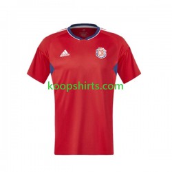 Costa Rica Thuis Tenue Heren Voetbalshirts 2023 Korte Mouwen