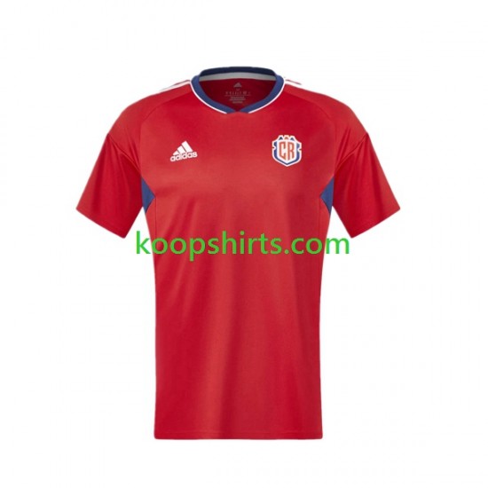 Costa Rica Thuis Tenue Heren Voetbalshirts 2023 Korte Mouwen Costa Rica Thuis Tenue Heren Voetbalshirts 2023 Korte Mouwen