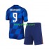 EK 2024 Kroatië Uit Tenue Kinder Voetbalshirts Andrej Kramaric 9 Korte Mouwen