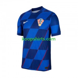 EK 2024 Kroatië Uit Tenue Heren Voetbalshirts Korte Mouwen