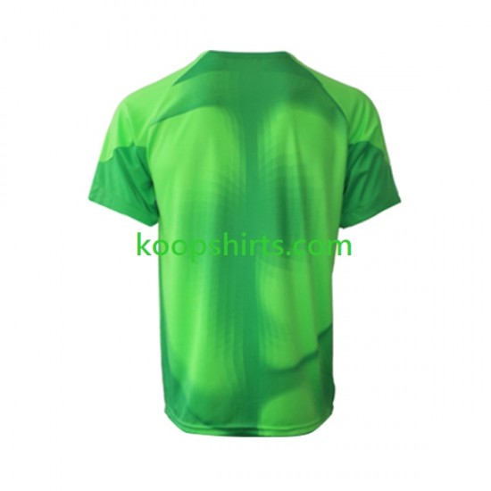 WK 2022 Kroatië Doelman Uit Tenue Heren Voetbalshirts Korte Mouwen