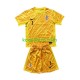 EK 2024 Kroatië Doelman Thuis Geel Tenue Kinder Voetbalshirts DOMINIK LIVAKOVIC 1 Korte Mouwen