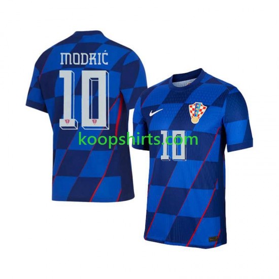 EK 2024 Kroatië Uit Tenue Heren Voetbalshirts Luca Modric 10 Korte Mouwen EK 2024 Kroatië Uit Tenue Heren Voetbalshirts Luca Modric 10 Korte Mouwen
