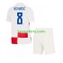 EK 2024 Kroatië Thuis Tenue Kinder Voetbalshirts Mateo Kovacic 8 Korte Mouwen