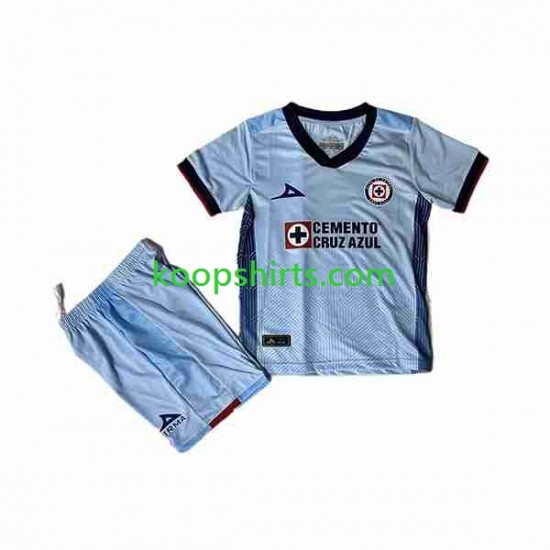 Cruz Azul Uit Tenue Kinder Voetbalshirts 2023-2024 Korte Mouwen Cruz Azul Uit Tenue Kinder Voetbalshirts 2023-2024 Korte Mouwen
