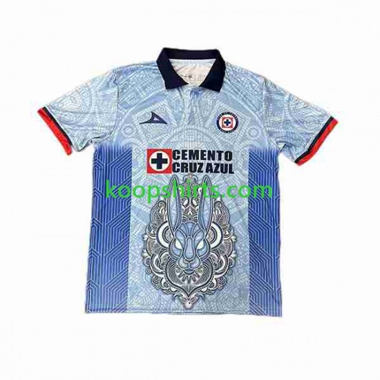 Cruz Azul Uit Tenue Heren Voetbalshirts Day of the Dead 2023-2024 Korte Mouwen Cruz Azul Uit Tenue Heren Voetbalshirts Day of the Dead 2023-2024 Korte Mouwen