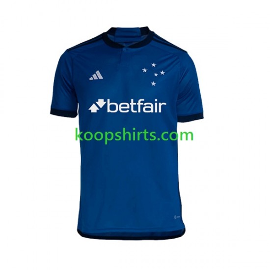 Cruzeiro Thuis Tenue Heren Voetbalshirts 2023 Korte Mouwen Cruzeiro Thuis Tenue Heren Voetbalshirts 2023 Korte Mouwen