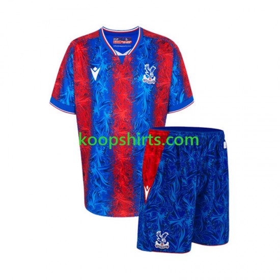 Crystal Palace Thuis Tenue Kinder Voetbalshirts 2024-2025 Korte Mouwen Crystal Palace Thuis Tenue Kinder Voetbalshirts 2024-2025 Korte Mouwen