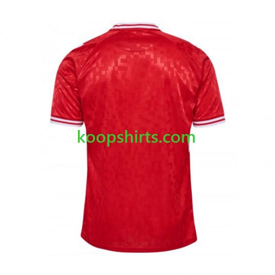 EK 2024 Denemarken Thuis Tenue Heren Voetbalshirts Korte Mouwen