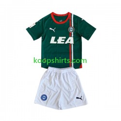 Uit Tenue Kinder Voetbalshirts Deportivo Alaves 2023-2024 Korte Mouwen