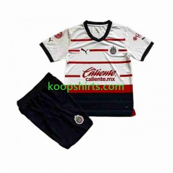 Uit Tenue Kinder Voetbalshirts Deportivo Guadalajara 2023-2024 Korte Mouwen