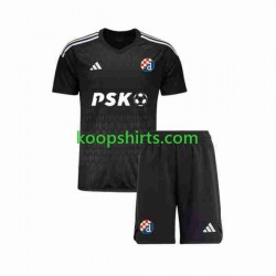 Dinamo Zagreb Doelman Uit Tenue Kinder Voetbalshirts 2023-2024 Korte Mouwen