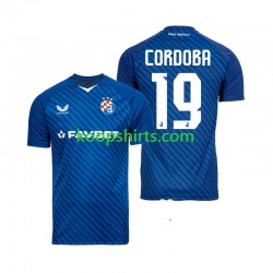 Dinamo Zagreb Thuis Tenue Heren Voetbalshirts Juan Cordoba 19 2024-2025 Korte Mouwen