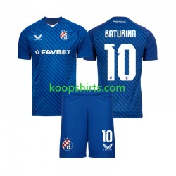 Dinamo Zagreb Thuis Tenue Kinder Voetbalshirts Martin Baturina 10 2024-2025 Korte Mouwen