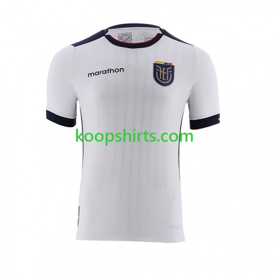 WK 2022 Ecuador Derde Tenue Heren Voetbalshirts Korte Mouwen WK 2022 Ecuador Derde Tenue Heren Voetbalshirts Korte Mouwen