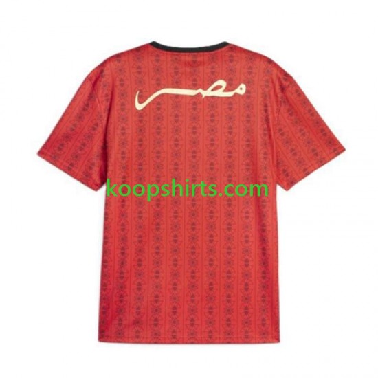 Egypte Thuis Tenue Heren Voetbalshirts 2024 Korte Mouwen
