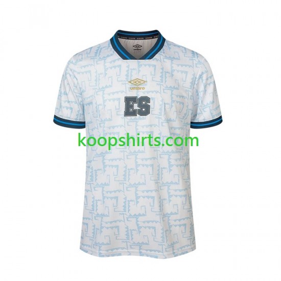 EL Salvador Uit Tenue Heren Voetbalshirts 2023 Korte Mouwen EL Salvador Uit Tenue Heren Voetbalshirts 2023 Korte Mouwen