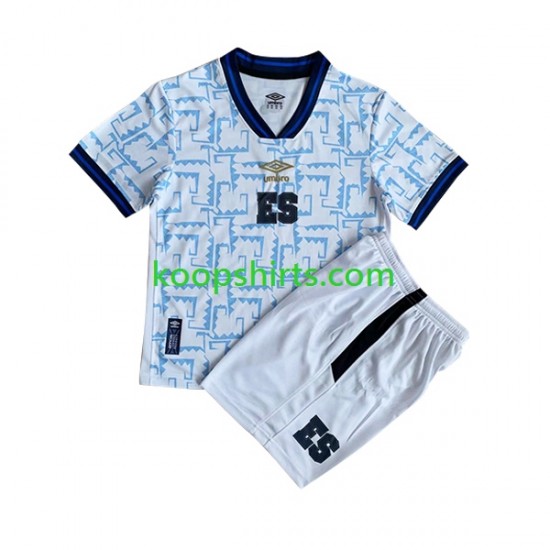 EL Salvador Uit Tenue Kinder Voetbalshirts 2023 Korte Mouwen EL Salvador Uit Tenue Kinder Voetbalshirts 2023 Korte Mouwen