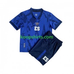 EL Salvador Thuis Tenue Kinder Voetbalshirts 2023 Korte Mouwen