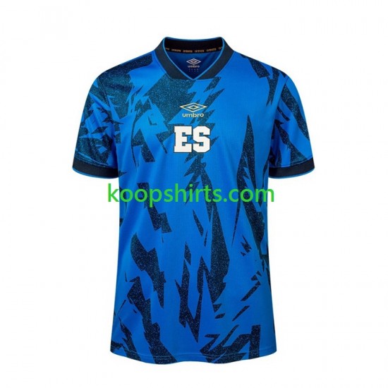 EL Salvador Thuis Tenue Heren Voetbalshirts 2023 Korte Mouwen EL Salvador Thuis Tenue Heren Voetbalshirts 2023 Korte Mouwen