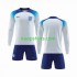 WK 2022 Engeland Thuis Tenue Kinder Voetbalshirts Lange Mouwen