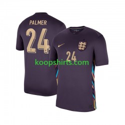 Engeland Uit Tenue Heren Voetbalshirts Cole Palmer 24 2024 Korte Mouwen