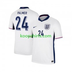 Engeland Thuis Tenue Heren Voetbalshirts Cole Palmer 24 2024 Korte Mouwen