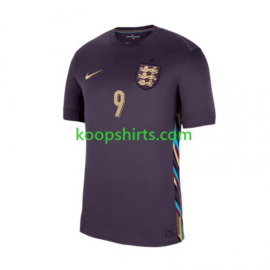 EK 2024 Engeland Uit Tenue Heren Voetbalshirts Harry Kane 9 Korte Mouwen