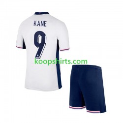 EK 2024 Engeland Thuis Tenue Kinder Voetbalshirts Harry Kane 9 Korte Mouwen
