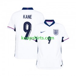 EK 2024 Engeland Thuis Wit Tenue Heren Voetbalshirts Harry Kane 9 Korte Mouwen