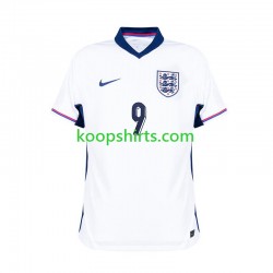 EK 2024 Engeland Thuis Wit Tenue Heren Voetbalshirts Harry Kane 9 Korte Mouwen