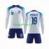 WK 2022 Engeland Thuis Tenue Kinder Voetbalshirts Mount 19 Lange Mouwen