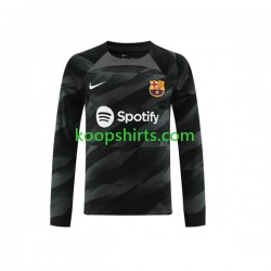 FC Barcelona Doelman Uit Tenue Heren Voetbalshirts 2023-2024 Lange Mouwen