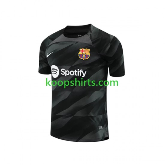 FC Barcelona Doelman Uit Tenue Heren Voetbalshirts 2023-2024 Korte Mouwen FC Barcelona Doelman Uit Tenue Heren Voetbalshirts 2023-2024 Korte Mouwen