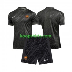 FC Barcelona Doelman Derde Tenue Kinder Voetbalshirts 2024-2025 Korte Mouwen