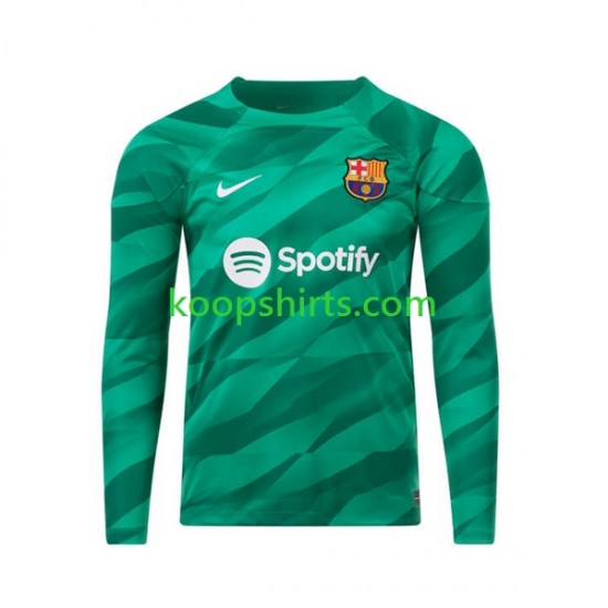 FC Barcelona Doelman Thuis Tenue Heren Voetbalshirts 2023-2024 Lange Mouwen FC Barcelona Doelman Thuis Tenue Heren Voetbalshirts 2023-2024 Lange Mouwen