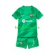 FC Barcelona Doelman Thuis Tenue Kinder Voetbalshirts Ter Stegen 1 2023-2024 Korte Mouwen