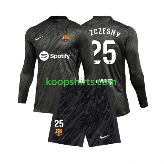 FC Barcelona Doelman Uit Tenue Kinder Voetbalshirts Wojciech Szczesny 25 2024-2025 Lange Mouwen FC Barcelona Doelman Uit Tenue Kinder Voetbalshirts Wojciech Szczesny 25 2024-2025 Lange Mouwen