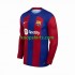 FC Barcelona Thuis Tenue Heren Voetbalshirts 2023-2024 Lange Mouwen