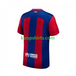 FC Barcelona Thuis Tenue Heren Voetbalshirts 2023-2024 Korte Mouwen