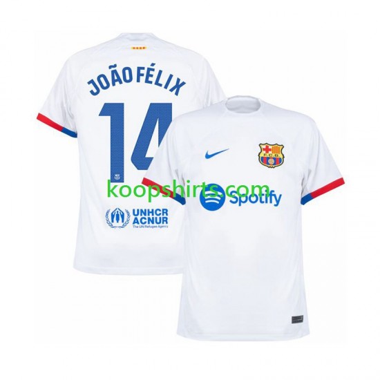 FC Barcelona Uit Tenue Heren Voetbalshirts Joao Felix 14 2023-2024 Korte Mouwen FC Barcelona Uit Tenue Heren Voetbalshirts Joao Felix 14 2023-2024 Korte Mouwen