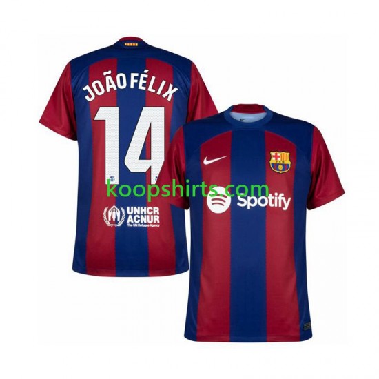 FC Barcelona Thuis Tenue Heren Voetbalshirts Joao Felix 14 2023-2024 Korte Mouwen FC Barcelona Thuis Tenue Heren Voetbalshirts Joao Felix 14 2023-2024 Korte Mouwen