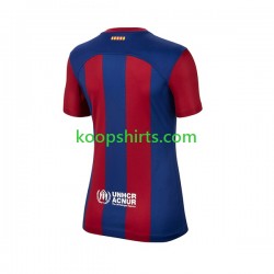 FC Barcelona Thuis Tenue Dames Voetbalshirts 2023-2024 Korte Mouwen