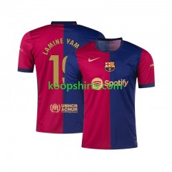 FC Barcelona Thuis Tenue Heren Voetbalshirts Lamine Yamal 19 2024-2025 Korte Mouwen