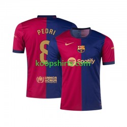 FC Barcelona Thuis Tenue Heren Voetbalshirts PEDRI 8 2024-2025 Korte Mouwen