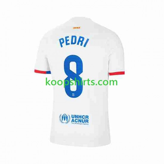 FC Barcelona Uit Tenue Heren Voetbalshirts Pedri 8 2023-2024 Korte Mouwen FC Barcelona Uit Tenue Heren Voetbalshirts Pedri 8 2023-2024 Korte Mouwen