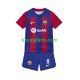 FC Barcelona Thuis Tenue Kinder Voetbalshirts Pedri 8 2023-2024 Korte Mouwen