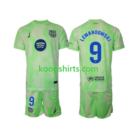 FC Barcelona Derde Tenue Kinder Voetbalshirts Robert Lewandowski 9 2024-2025 Korte Mouwen FC Barcelona Derde Tenue Kinder Voetbalshirts Robert Lewandowski 9 2024-2025 Korte Mouwen